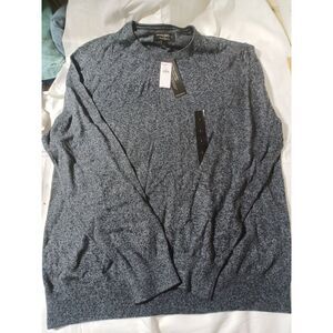 Banana Republic Sweater‎ Men's Grey Cotton Cashmere Silk BNWT